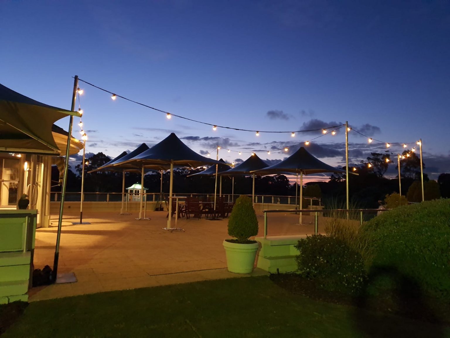 Festoon Poles (Staked) Festoon Lighting Melbourne